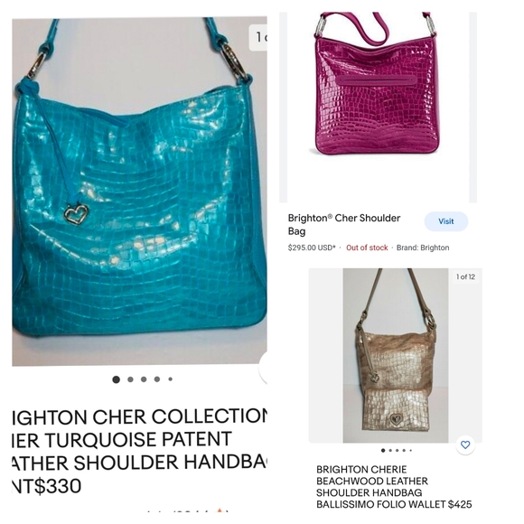 Authentic Brighton bag imported high quality patent leather bag - Picture 15 of 15